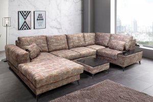Модульный диван Даллас с полупуфом - Мебельная фабрика «Darna-a»