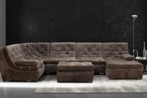 Модульный диван-кровать Капитоне Вариант 1 - Мебельная фабрика «Амарант»