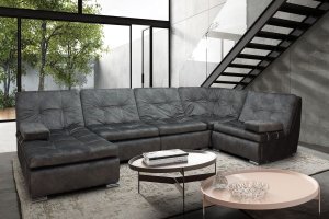 Модульный диван-кровать Комфорт Вариант 1 - Мебельная фабрика «Амарант»