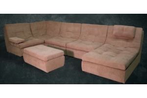 Модульный диван Премьер с пуфом - Мебельная фабрика «ШАД»