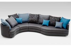 Модульный полукруглый диван ДМ009 - Мебельная фабрика «Эльнинио»