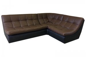 модульный угловой кожаный диван Ланкастер - Мебельная фабрика «Финнко-мебель»