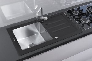 Мойка кухонная TOLERO CERAMIC GLASS TG-860 - Оптовый поставщик комплектующих «Полигран»