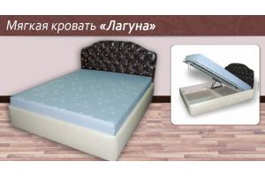 Мягкая кровать Лагуна - Мебельная фабрика «Мягкий друг»