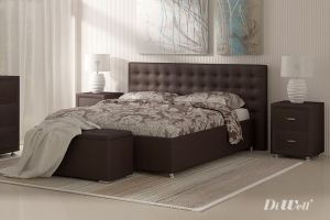 Мягкая кровать Сиена - Мебельная фабрика «DiWell»