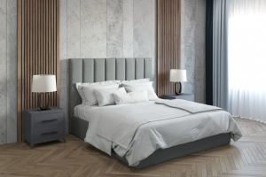 Мягкая кровать Турин - Мебельная фабрика «Crown Mebel»