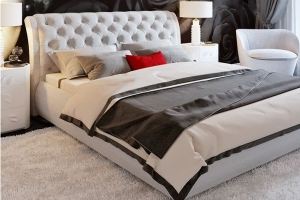 Мягкая стильная кровать Флорида - Мебельная фабрика «Perrino»
