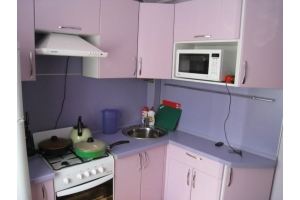 Небольшая розовая кухня МДФ - Мебельная фабрика «Народная мебель»
