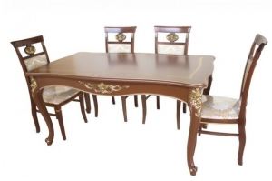 Обеденная группа / стол обеденный Орион+стулья Виола - Мебельная фабрика «Арт Мебель»