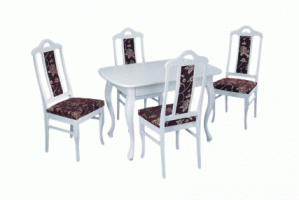Обеденная группа Стол Цесаревич 1 + стул Подмастерье 2 - Мебельная фабрика «Васильевский лесокомбинат»