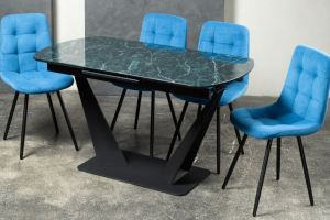 Обеденный стол Денвер и стулья Фред - Мебельная фабрика «Стелла»