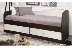 Односпальная кровать со спинкой Лагуна 2 - Мебельная фабрика «Мебель-класс»