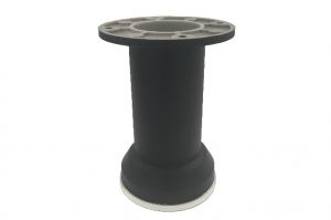 Опора Н 100 мебельная регулируемая черная - Оптовый поставщик комплектующих «ФМС»