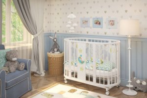 Овальная детская кроватка Эстель - Мебельная фабрика «Лилель»
