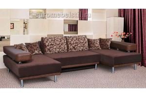 П-образный угловой диван Инфинити 2 - Мебельная фабрика «Евромебельстиль»