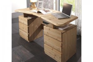 Письменный стол из массива сосны 5 - Мебельная фабрика «Дубрава»