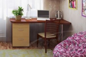 Письменный стол МДФ Комби - Мебельная фабрика «Ладос-мебель»