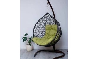 Подвесное кресло Черное - Импортёр мебели «Элит-Ротанг»