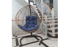 Подвесное кресло цвет какао - Импортёр мебели «Элит-Ротанг»