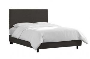 Простая кровать 17 в спальню - Мебельная фабрика «Эльнинио»