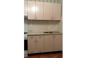 Простая прямая кухня ЛДСП - Мебельная фабрика «Народная мебель»