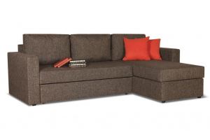 Простой угловой  диван ДМ023 - Мебельная фабрика «Эльнинио»
