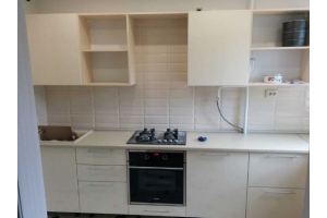 Прямая белая кухня - Мебельная фабрика «IDEA»
