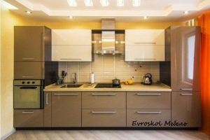 Прямая кухня МДФ - Мебельная фабрика «Евроскол»