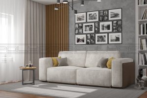 Прямой диван Крафт - Мебельная фабрика «Полярис»