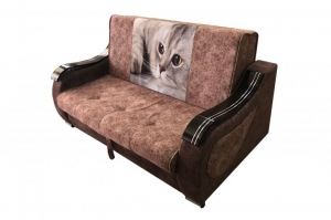 Прямой диван с котом - Мебельная фабрика «ДАР Мебель»