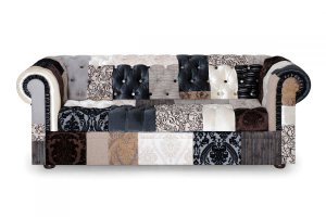 Прямой диван в стиле печворк ДМ006 - Мебельная фабрика «Эльнинио»