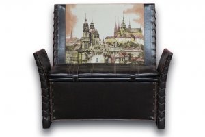 Прямой диванчик Георг  - Мебельная фабрика «Алрус-Арт»