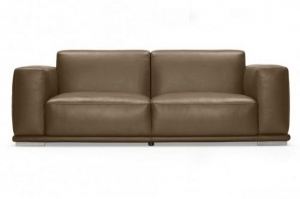 Прямой кожаный диван Клэйтон - Мебельная фабрика «ДЕФИ»