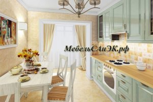 Прямой кухонный гарнитур К 16 - Мебельная фабрика «САнЭК»