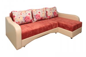 Раскладной диван Волна с оттоманкой - Мебельная фабрика «Юг-ДонМебель»