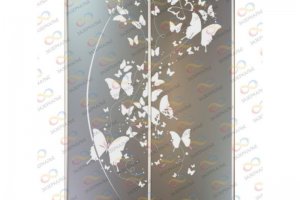 Рисунок пескоструйный Бабочки - Оптовый поставщик комплектующих «Зазеркалье»