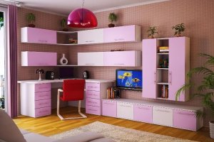 Розовая детская - Мебельная фабрика «ARC мебель»