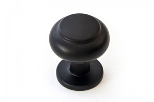 Ручка кнопка 6125S черный матовый - Оптовый поставщик комплектующих «Озёрская фурнитурная компания»