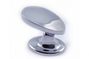 Ручка кнопка 963, хром - Оптовый поставщик комплектующих «Виком»