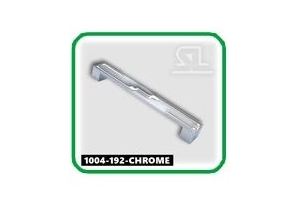 Ручка мебельная 1004-192-CHROME-белый - Оптовый поставщик комплектующих «СЛ Дон»