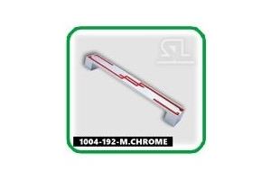 Ручка мебельная 1004-192-M.CHROME-красный - Оптовый поставщик комплектующих «СЛ Дон»