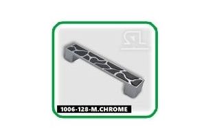 Ручка мебельная 1006-128-M.CHROME-черный - Оптовый поставщик комплектующих «СЛ Дон»