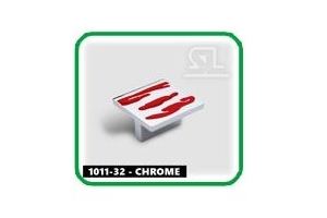 Ручка мебельная 1011-32 - CHROME-красный - Оптовый поставщик комплектующих «СЛ Дон»