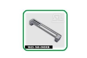 Ручка мебельная 1025-160-INOX-черный - Оптовый поставщик комплектующих «СЛ Дон»