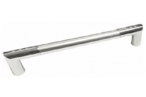 Ручка- рейлинг хром/матовый хром Арт.76.99.69 - Оптовый поставщик комплектующих «Европа»