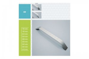 Ручка мебельная  SM 192-02 - Оптовый поставщик комплектующих «СЛ Дон»