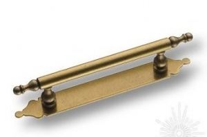 Ручка рейлинг на подложке старая бронза 96 мм - Оптовый поставщик комплектующих «Брасс»