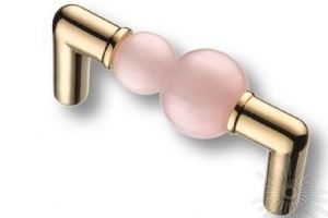 Ручка скоба Atomo розовая смола - Оптовый поставщик комплектующих «Брасс»