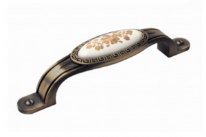 Ручка скоба бронза керамика - Оптовый поставщик комплектующих «Мебельщик»