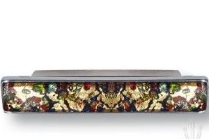 Ручка скоба разноцветное муранское стекло - Оптовый поставщик комплектующих «Брасс»